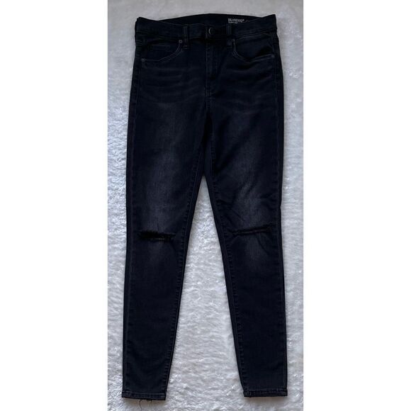 Blank NYC The Great Jones High Rise Distressed Skinny Jeans in Black, Size 27 - Picture 12 of 16